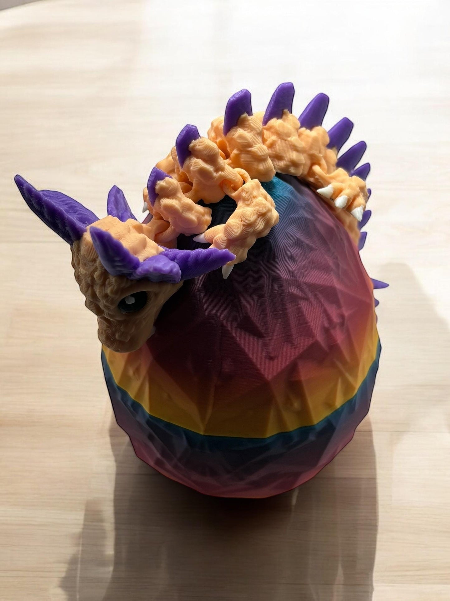 Magical Axolotl Dragonwith Egg: Fantasy Creature Gift