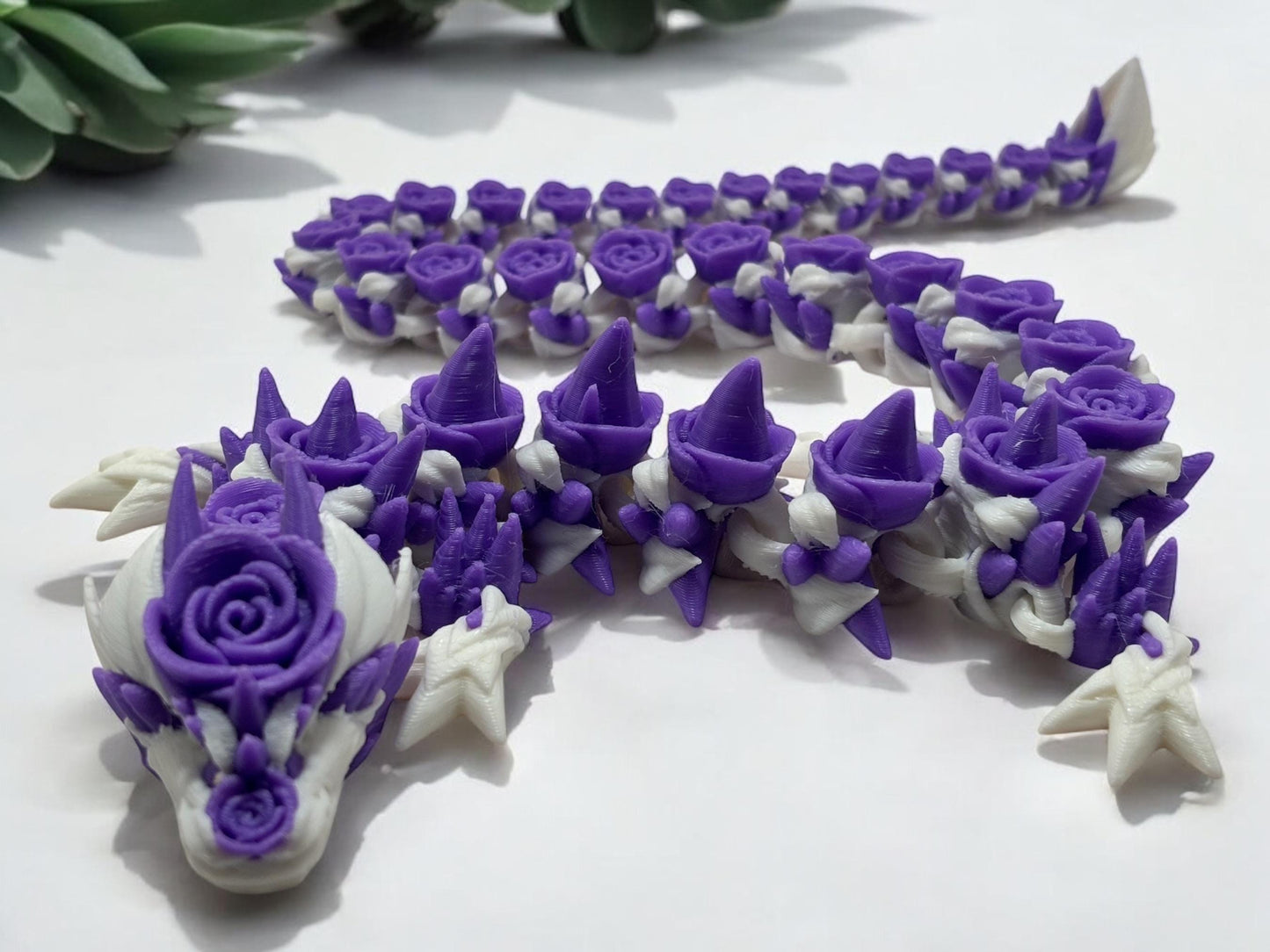 Mythical Rose Dragon - 17-inch Beautiful Fantasy Creature