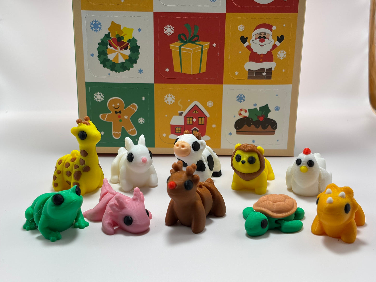 Advent Calendar with Cute Mini Animals