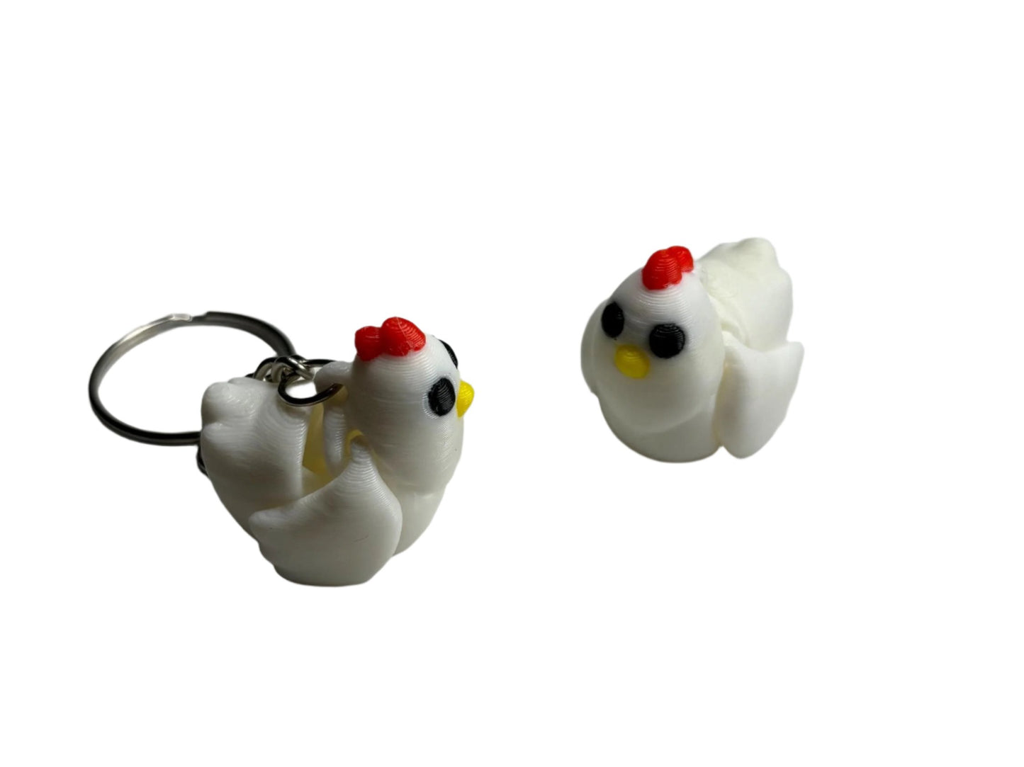 Cute Mini Chicken Fidget-Keychainable|Stocking Stuffer|Party Favor|Trick or Treat|Stress Relief Sensory Toy|Holiday Gift for Kids|Teen|Adult