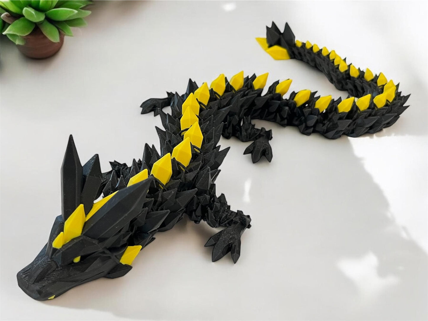 Crystal Dragon: 21-inch Majestic Fantasy Creature