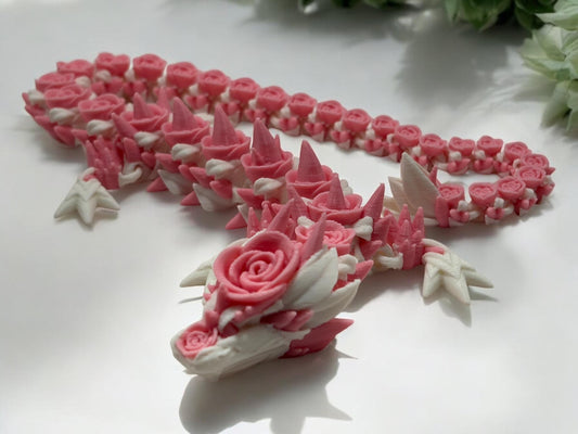 pink rose dragon